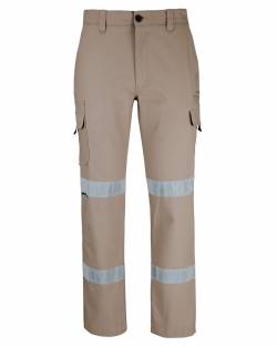 Multi Pocket Stretch Canvas Pant with Tape